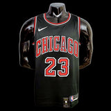 Chicago Bulls Michael Jordan 23 Black NBA Jersey