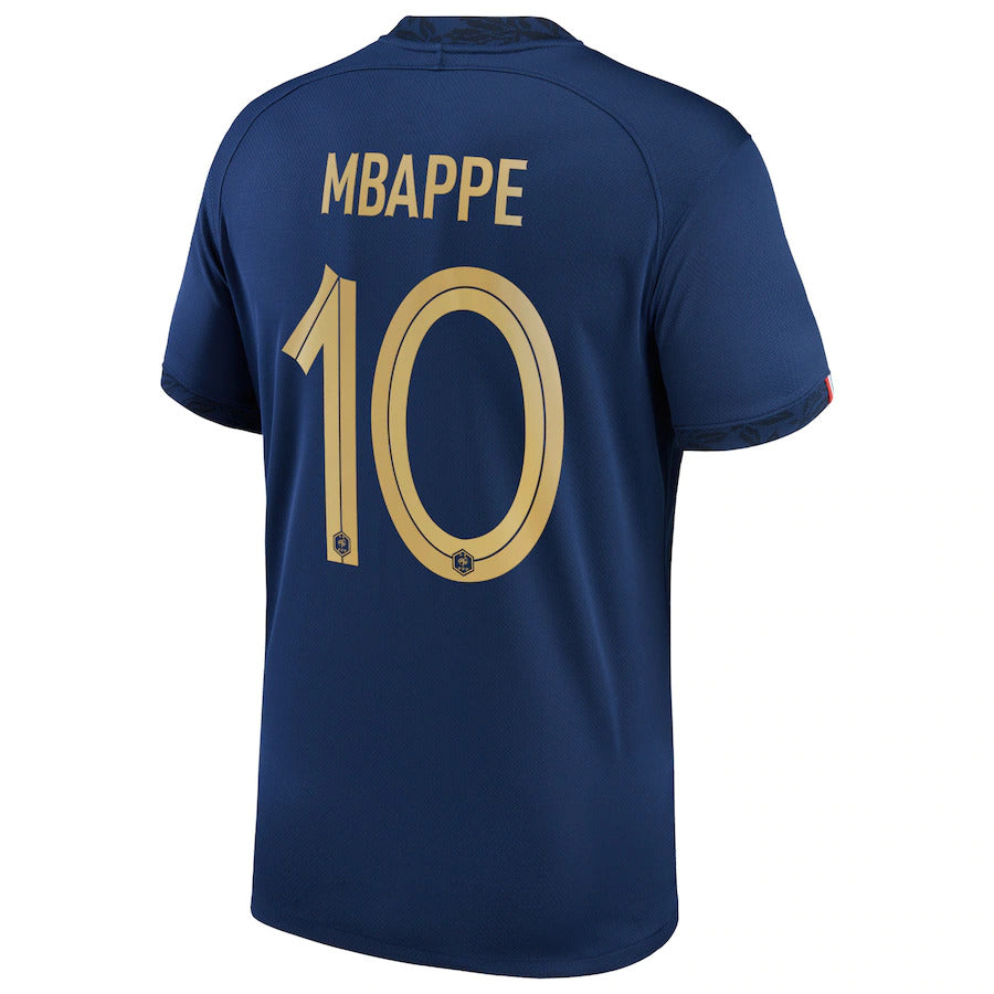 France MBAPPE 10 Home Jersey WORLD CUP 2022