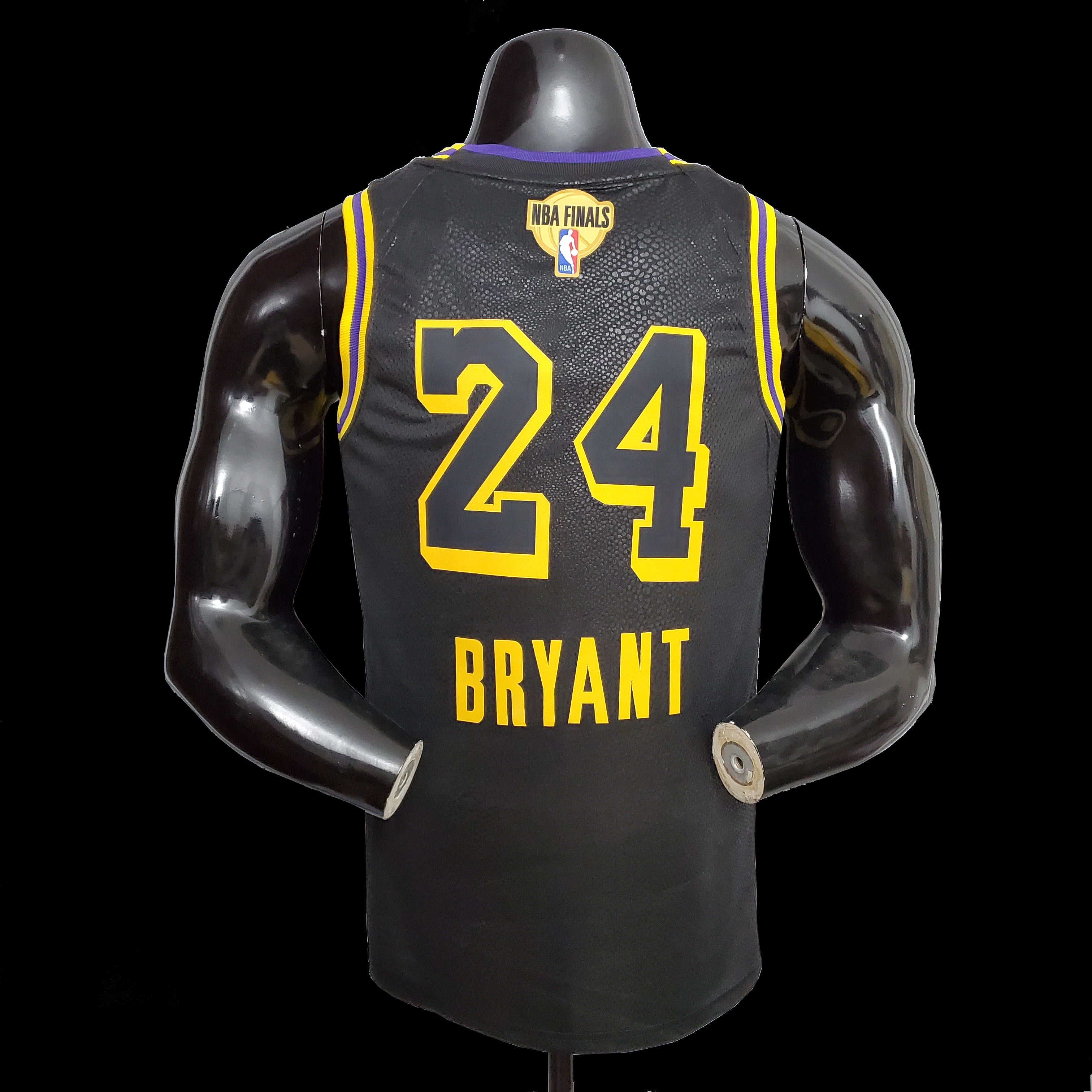 Los Angeles Kobe Bryant 24 Lakers Black NBA Jersey