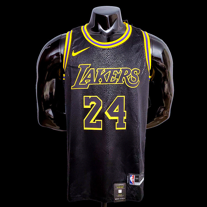 Los Angeles Kobe Bryant 24 Lakers Black NBA Jersey