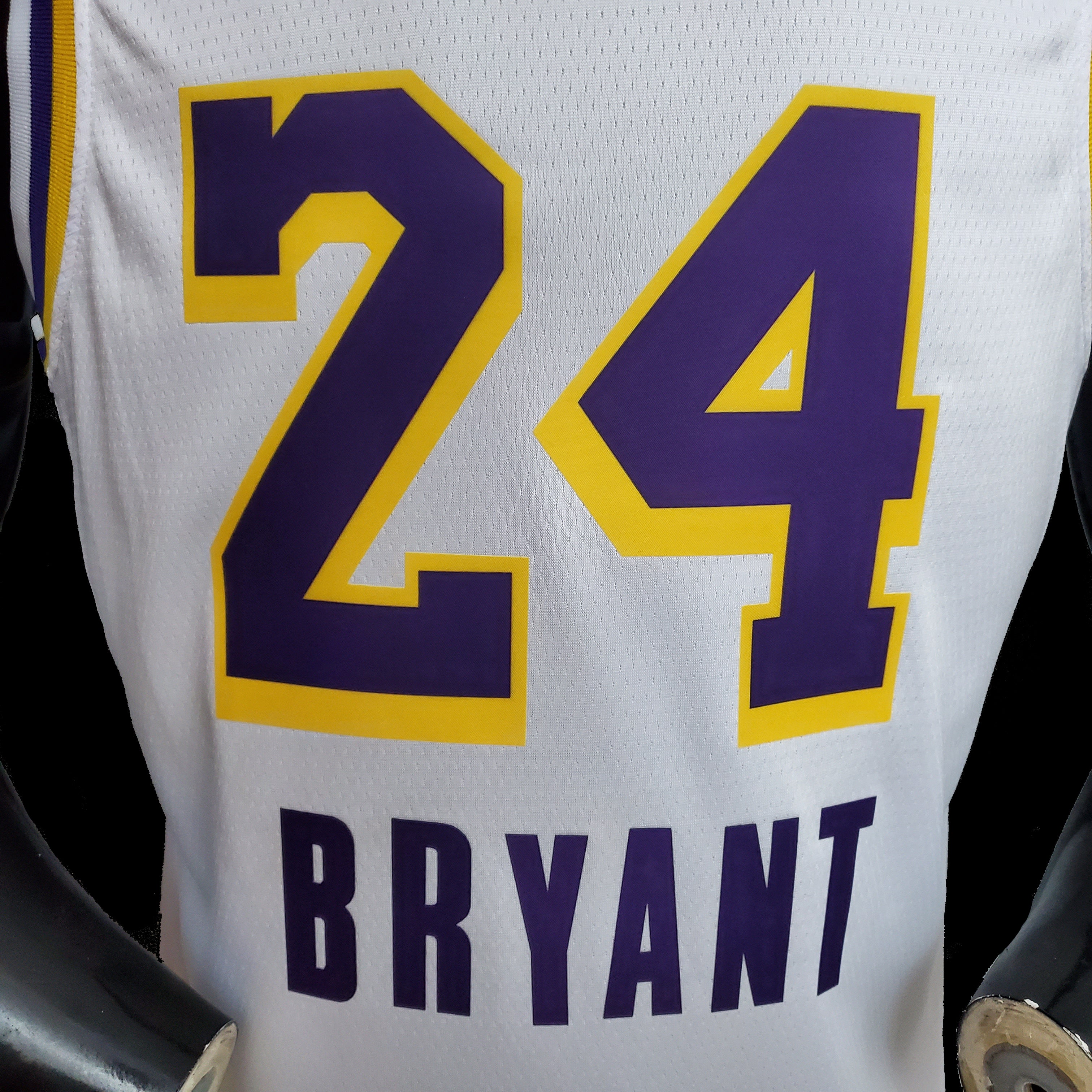 Los Angeles Kobe Bryant 24 Lakers White NBA Jersey