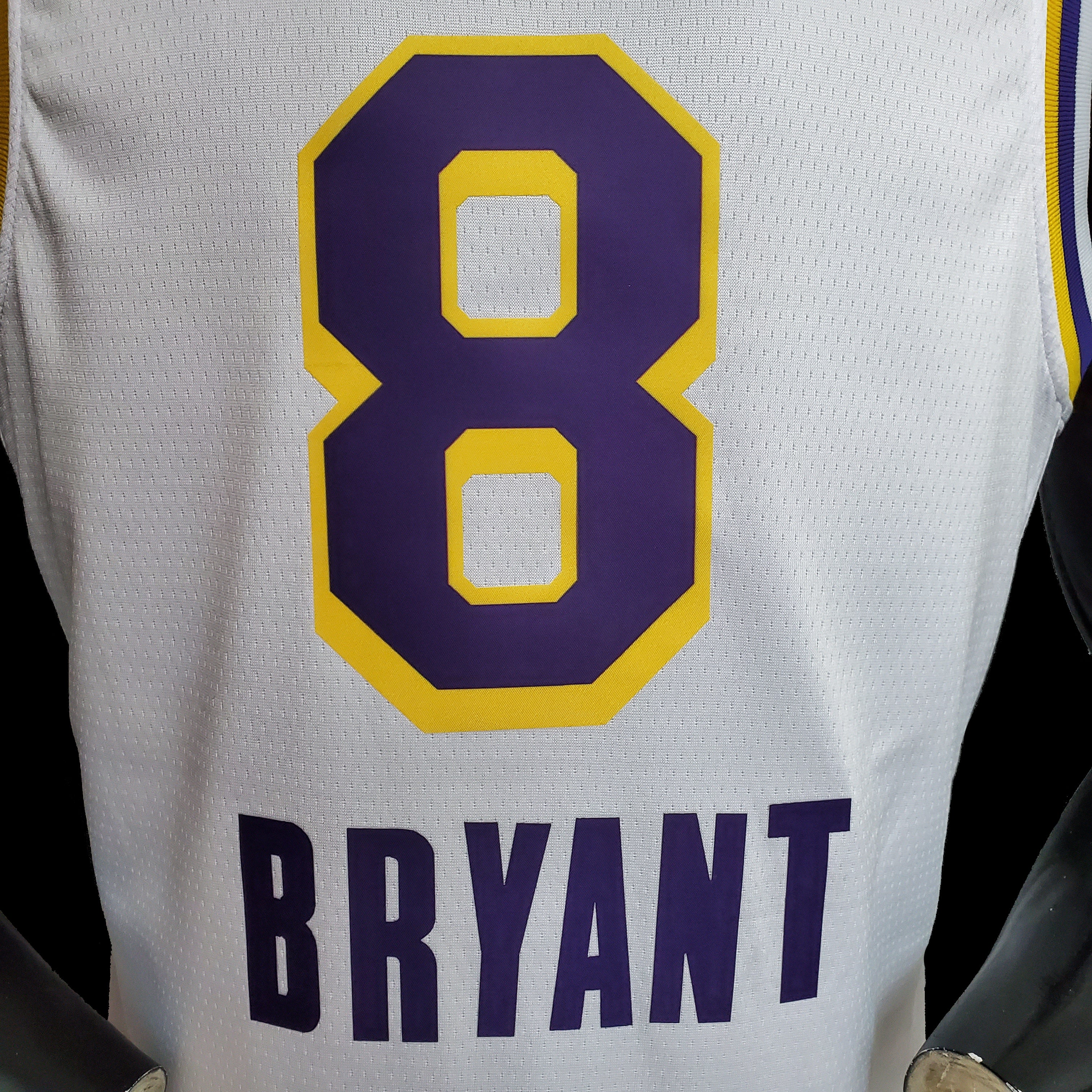 Los Angeles Kobe Bryant 8 Lakers White NBA Jersey –
