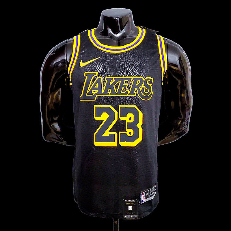 Los Angeles LeBron James 23 Lakers Black NBA Jersey