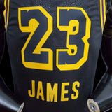 Los Angeles LeBron James 23 Lakers Black NBA Jersey
