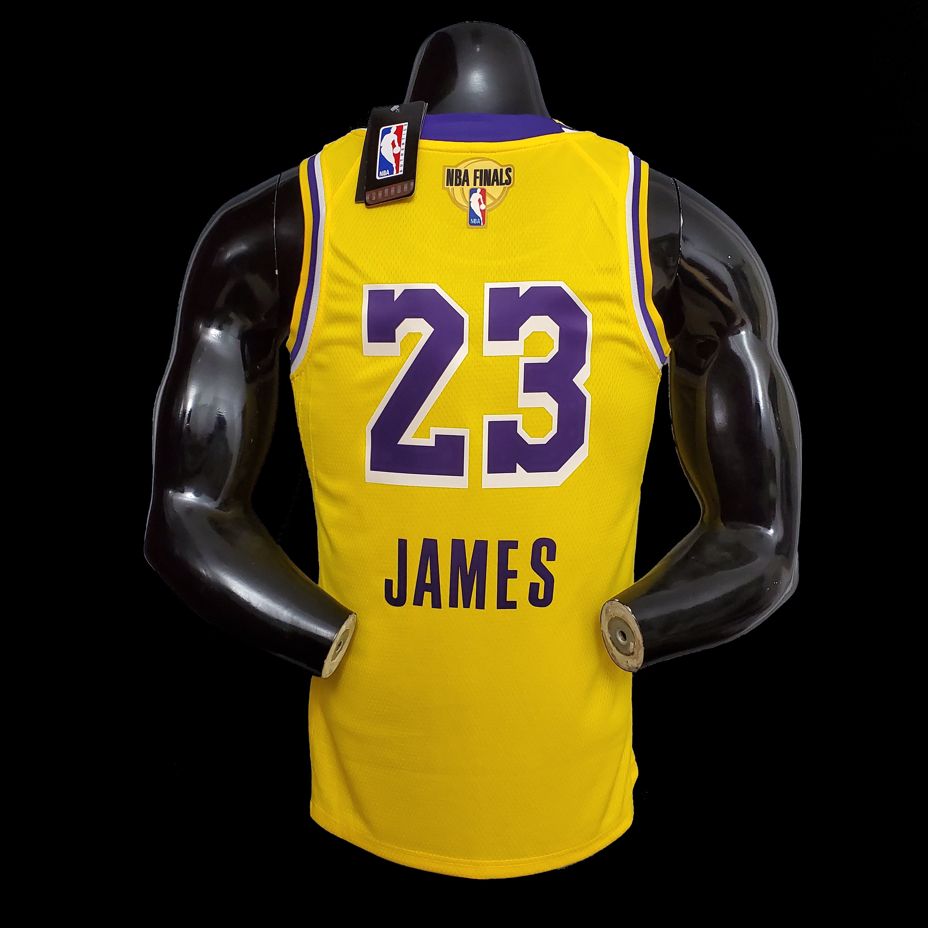 Los Angeles LeBron James 23 Lakers Yellow NBA Jersey