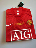 M United 2008 Champions League Final Home Retro Jersey FULL SLEEVE